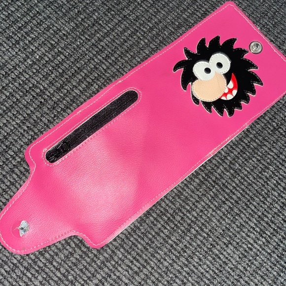 Pink, Paul, frank wallet, with cute design on it - Picture 1 of 3